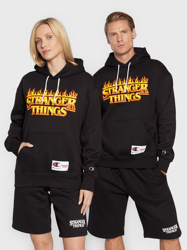 Champion Champion Суитшърт Unisex STRANGER THINGS 217780 Черен American Fit