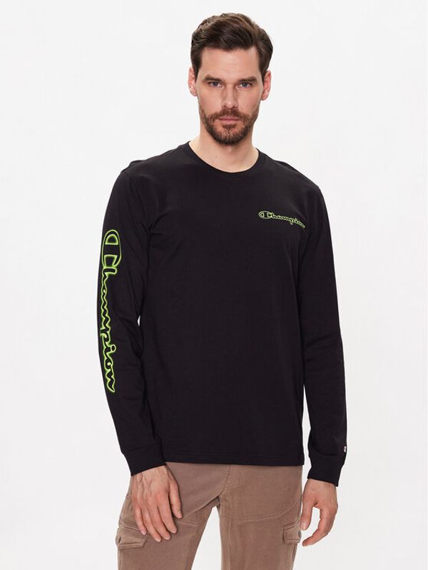 Champion Champion Тениска с дълъг ръкав 218485 Черен Comfort Fit