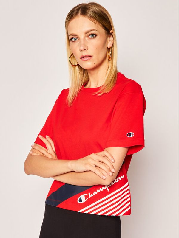 Champion Champion Тишърт 112765 Червен Regular Fit