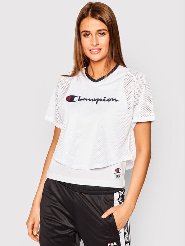 Champion Champion Тишърт 112903 Бял Regular Fit