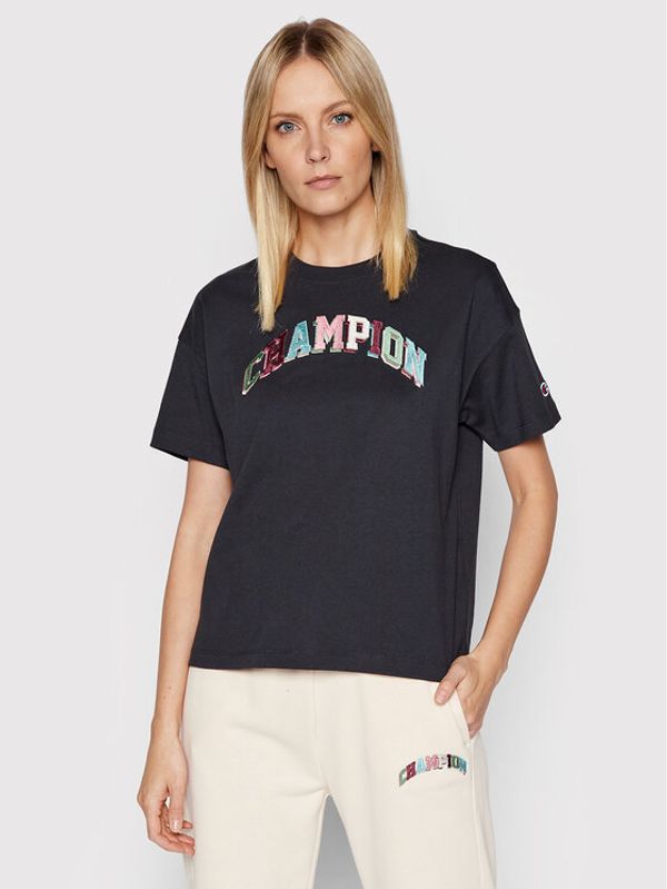 Champion Champion Тишърт 115190 Черен Regular Fit