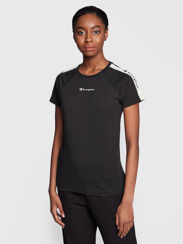 Champion Champion Тишърт 115578 Черен Regular Fit