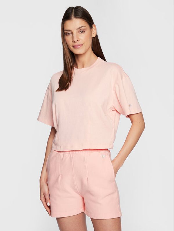 Champion Champion Тишърт 115650 Розов Boxy Fit