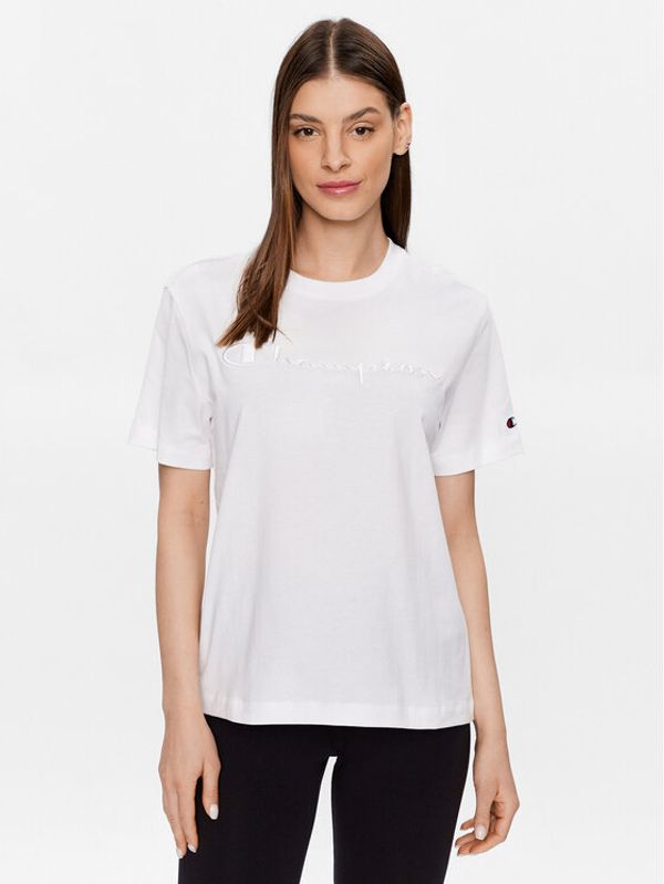 Champion Champion Тишърт 116058 Бял Regular Fit