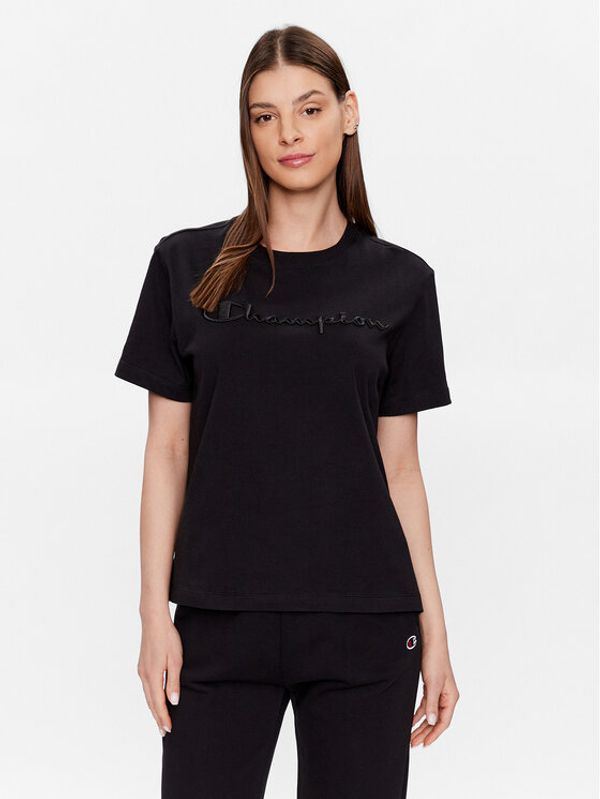 Champion Champion Тишърт 116058 Черен Regular Fit