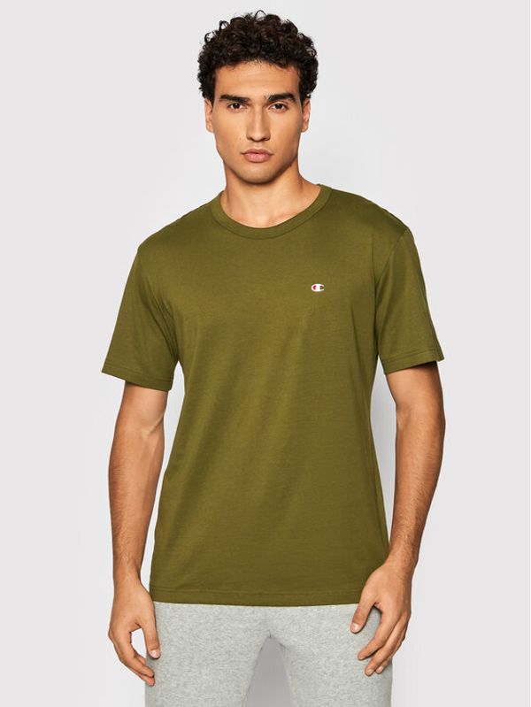 Champion Champion Тишърт 216545 Зелен Regular Fit