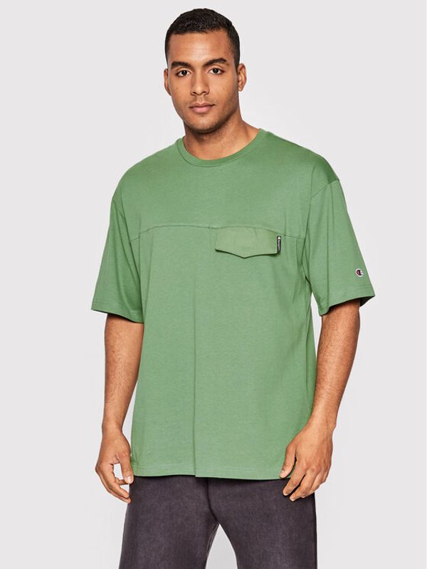 Champion Champion Тишърт 217076 Зелен Custome Fit