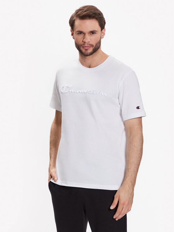 Champion Champion Тишърт 218490 Бял Comfort Fit