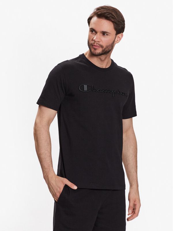 Champion Champion Тишърт 218490 Черен Comfort Fit