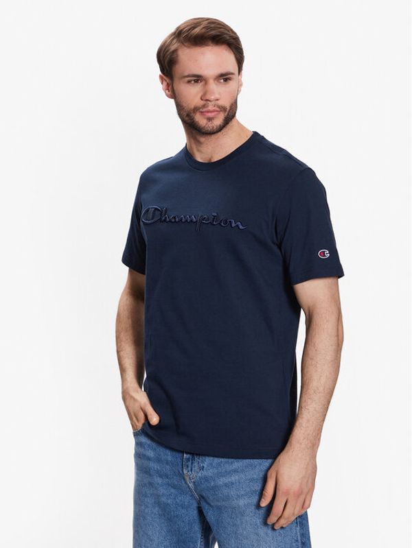 Champion Champion Тишърт 218490 Тъмносин Comfort Fit
