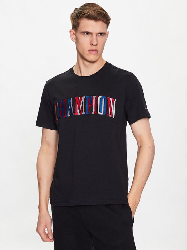 Champion Champion Тишърт 218512 Черен Regular Fit
