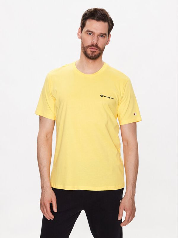 Champion Champion Тишърт 218539 Жълт Comfort Fit
