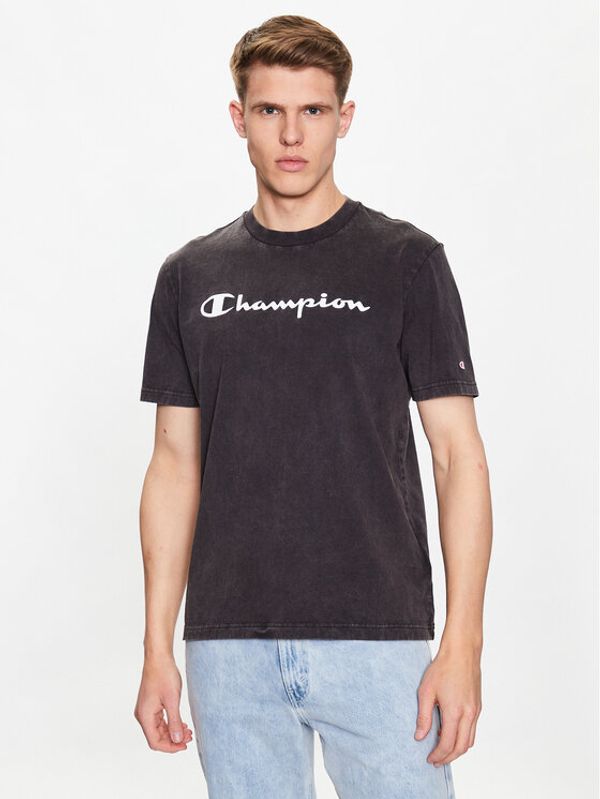 Champion Champion Тишърт 218604 Черен Regular Fit