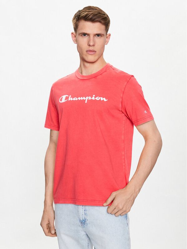 Champion Champion Тишърт 218604 Розов Regular Fit