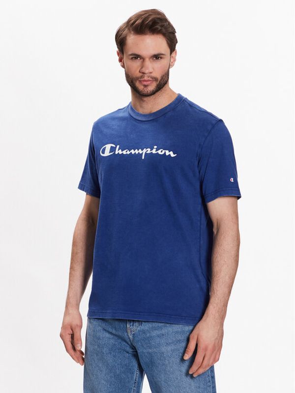 Champion Champion Тишърт 218604 Тъмносин Comfort Fit