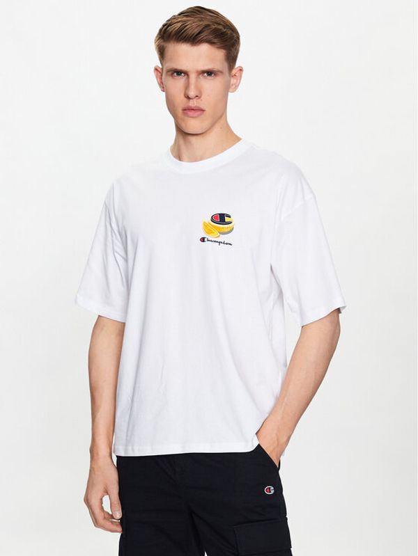 Champion Champion Тишърт 218632 Бял Regular Fit