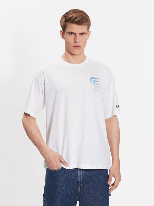 Champion Champion Тишърт 218923 Бял Regular Fit