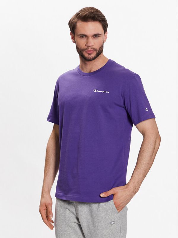 Champion Champion Тишърт 218928 Виолетов Regular Fit