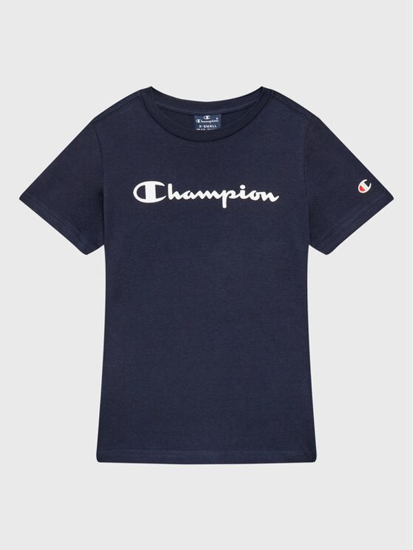 Champion Champion Тишърт 305365 Тъмносин Regular Fit