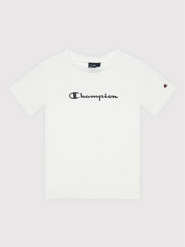 Champion Champion Тишърт 305908 Бял Regular Fit