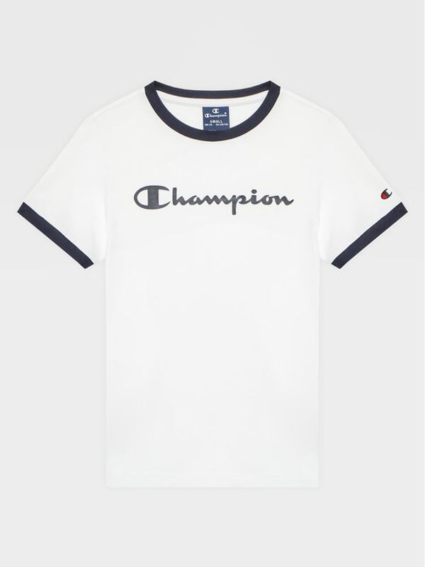 Champion Champion Тишърт 306286 Бял Regular Fit