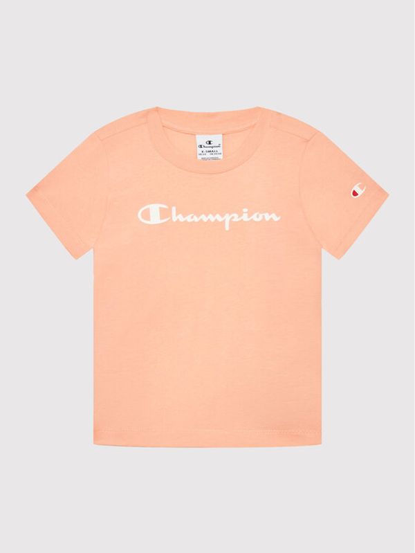 Champion Champion Тишърт 404327 Розов Regular Fit