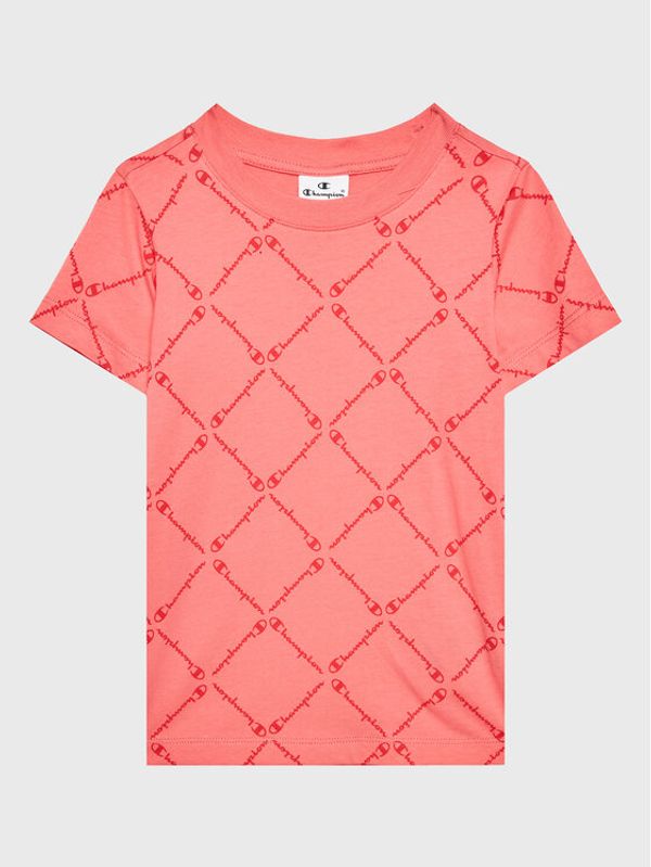 Champion Champion Тишърт 404458 Розов Regular Fit