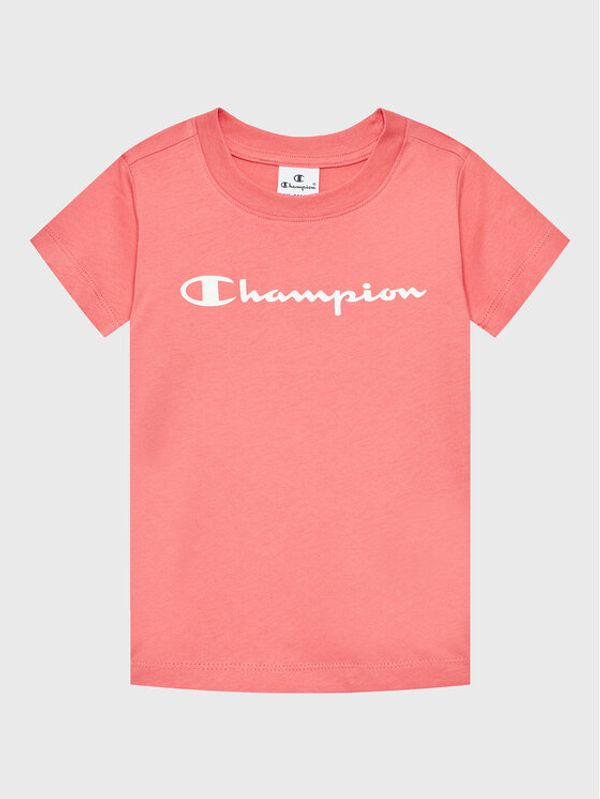 Champion Champion Тишърт 404541 Розов Regular Fit