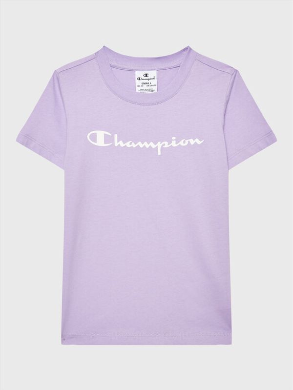Champion Champion Тишърт 404541 Виолетов Regular Fit