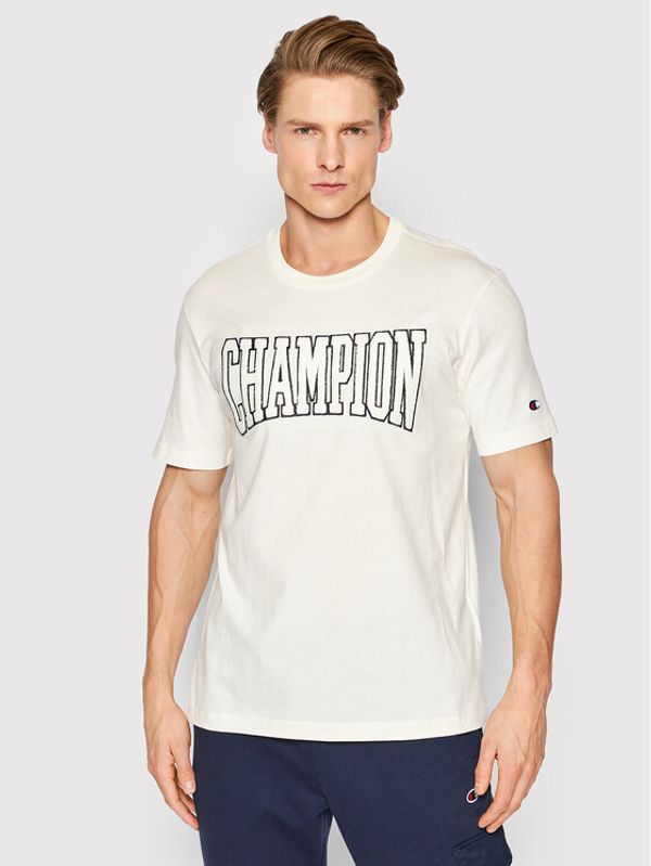 Champion Champion Тишърт Athletic 217172 Бежов Comfort Fit