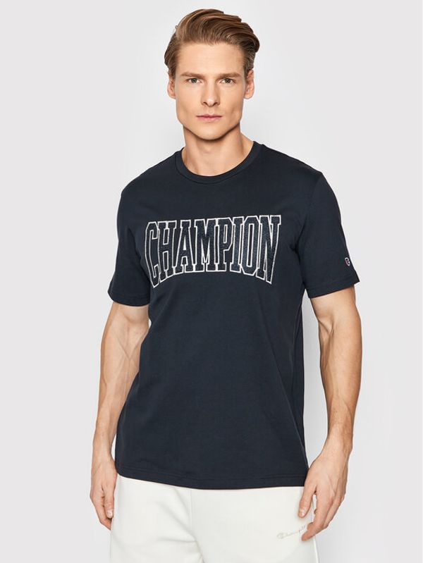 Champion Champion Тишърт Athletic 217172 Черен Custom Fit