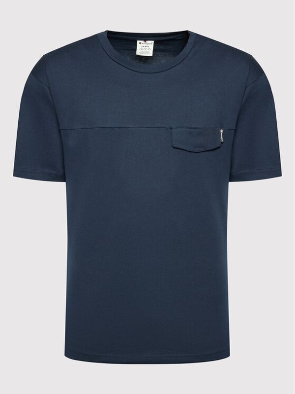 Champion Champion Тишърт Back Embroidered Script 217076 Тъмносин Custom Fit