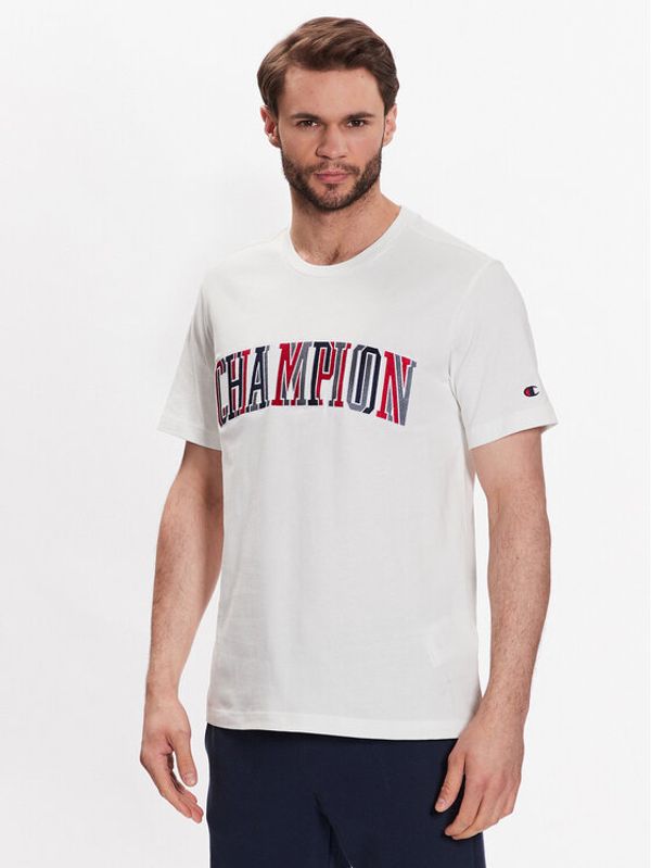 Champion Champion Тишърт Bookstore 218512 Бял Comfort Fit