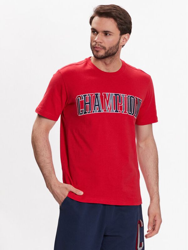 Champion Champion Тишърт Bookstore 218512 Червен Regular Fit
