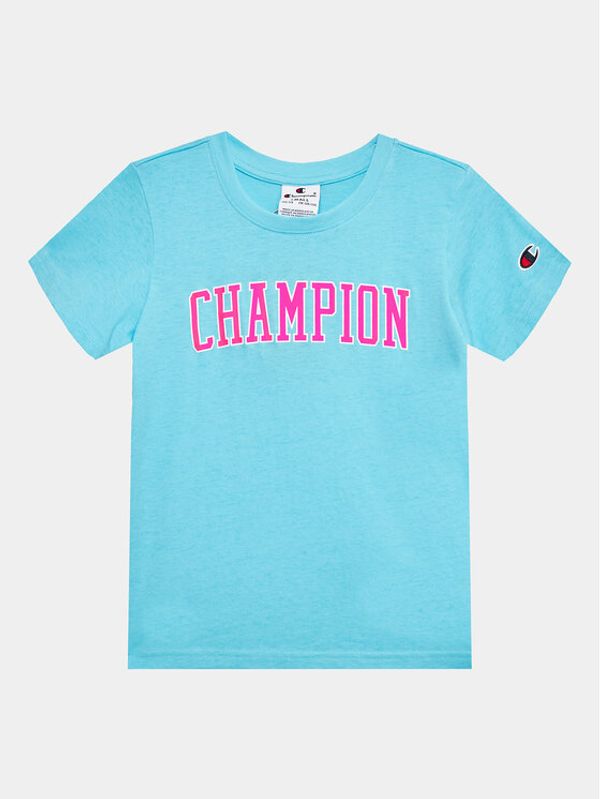Champion Champion Тишърт Bookstore 404658 Син Regular Fit