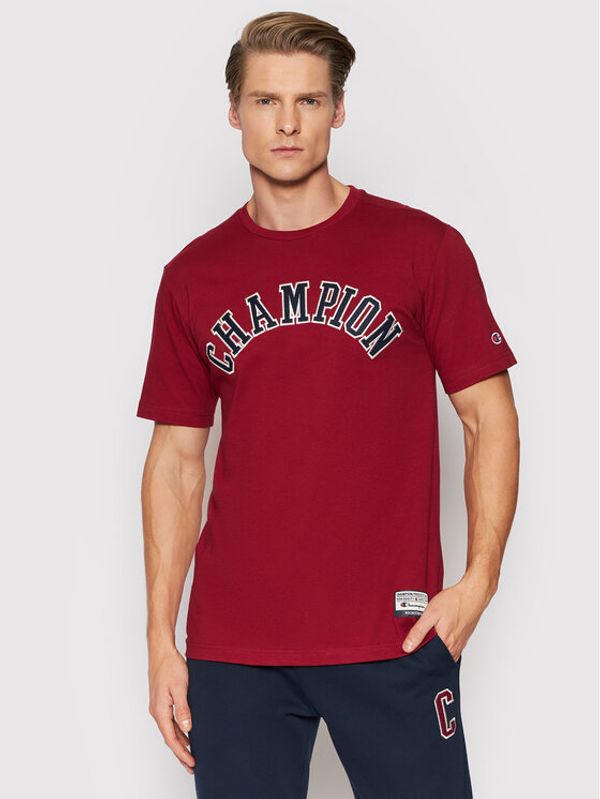 Champion Champion Тишърт Collegiate Logo 216575 Червен Comfort Fit