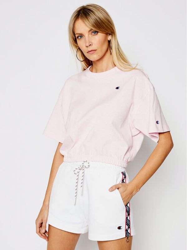 Champion Champion Тишърт Crew 112727 Розов Custom Fit