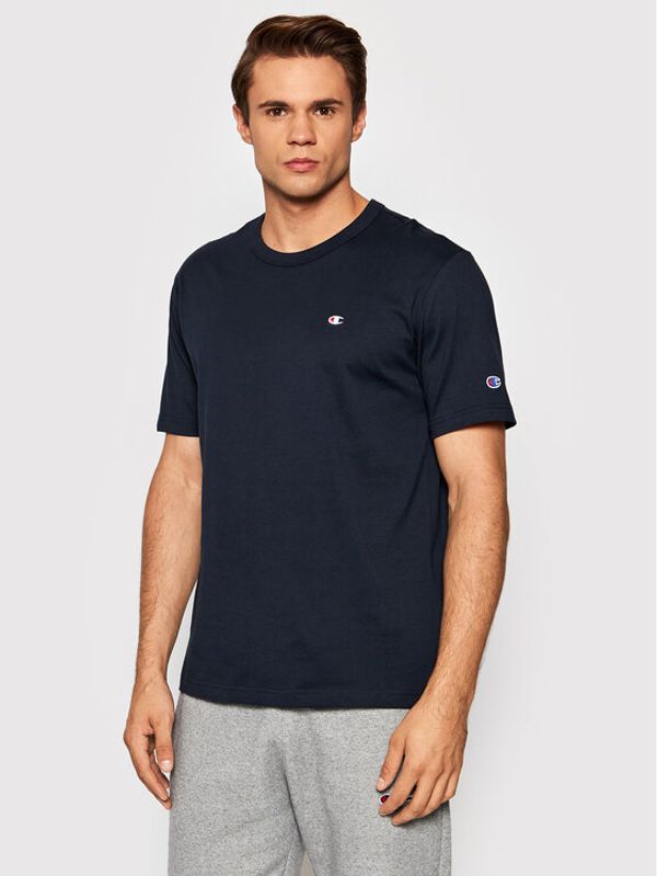 Champion Champion Тишърт Crewneck 216545 Тъмносин Regular Fit