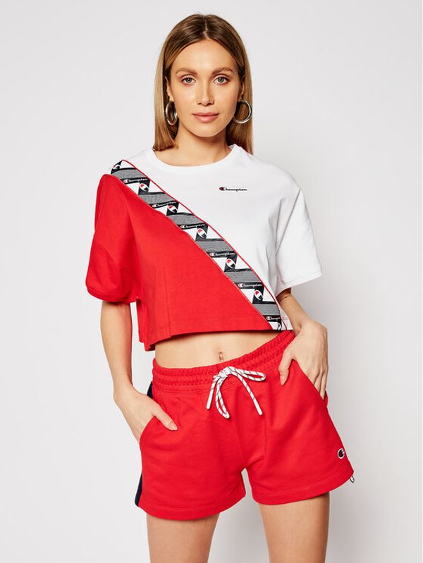 Champion Champion Тишърт Croptop 112767 Червен Custom Fit