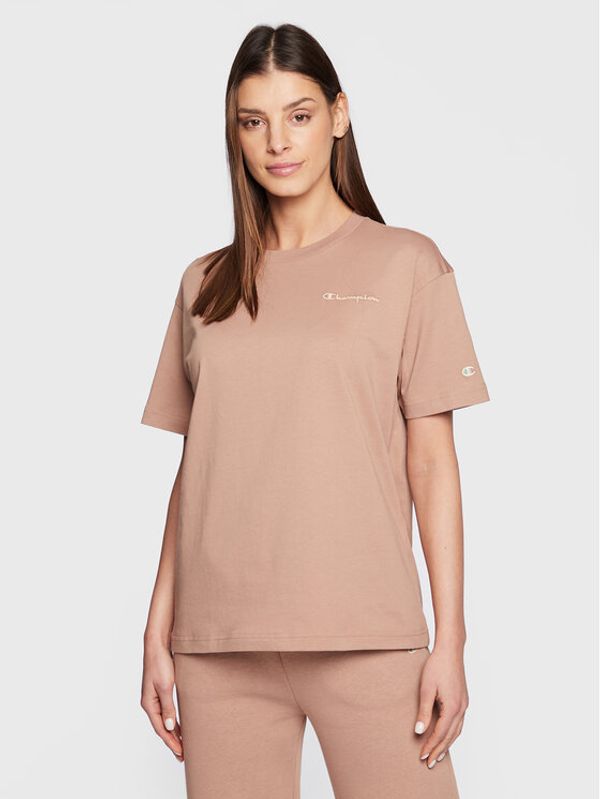 Champion Champion Тишърт Eco-Future 115669 Кафяв Custom Fit