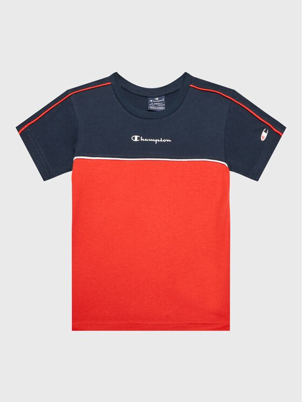 Champion Champion Тишърт Piping Block 306148 Червен Regular Fit