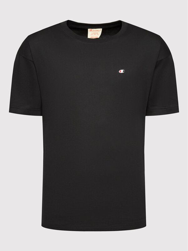 Champion Champion Тишърт Small C Logo 216548 Черен Muscle Fit