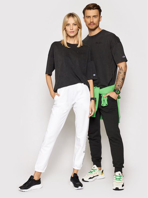 Champion Champion Тишърт Unisex Crewneck 216205 Черен Relaxed Fit