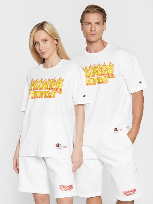 Champion Champion Тишърт Unisex STRANGER THINGS 217791 Бял Custom Fit