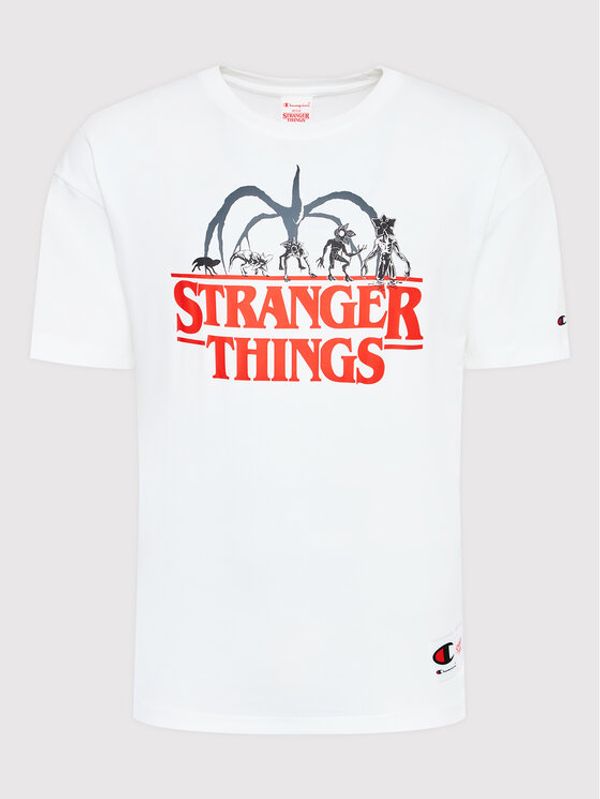 Champion Champion Тишърт Unisex STRANGER THINGS 217791 Бял Custom Fit