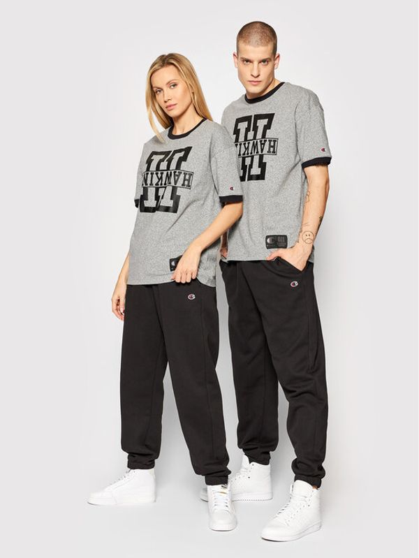 Champion Champion Тишърт Unisex STRANGER THINGS Hawkins 217756 Сив Custom Fit