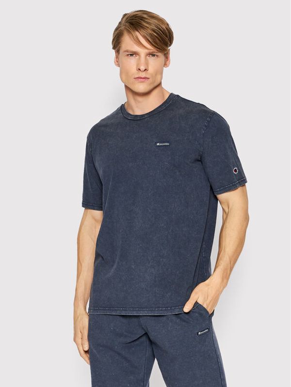 Champion Champion Тишърт Urban Leisure 217088 Тъмносин Comfort Fit