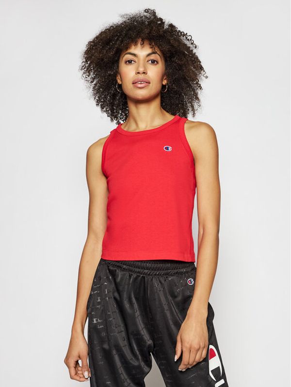 Champion Champion топ Ribbed Insert 112734 Червен Custom Fit