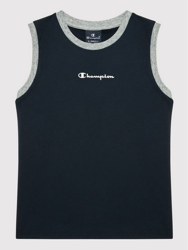 Champion Champion топ Script Logo 305911 Тъмносин Regular Fit