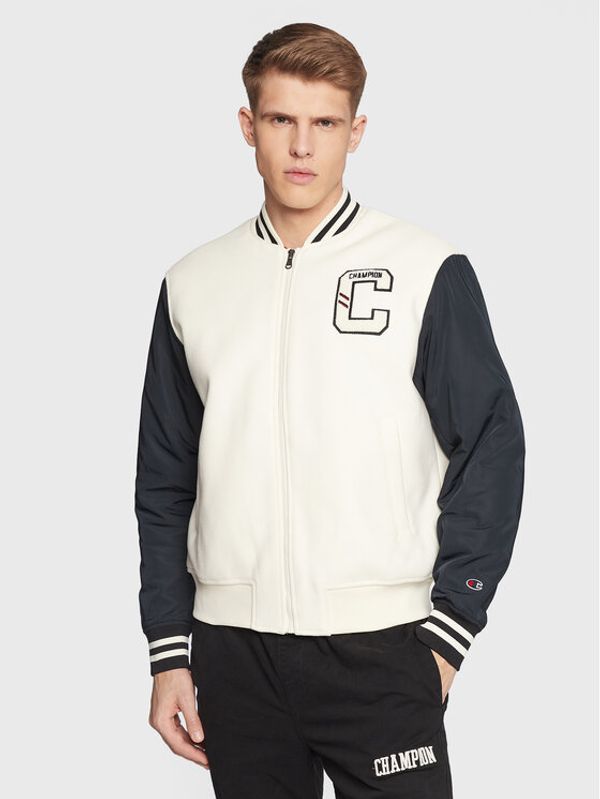 Champion Champion Яке бомбър College Inspired 218088 Бежов Regular Fit
